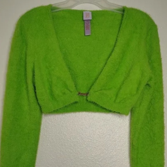 Savage By FENTY Vibrant Green Women's Sweater - Picture 1 of 4